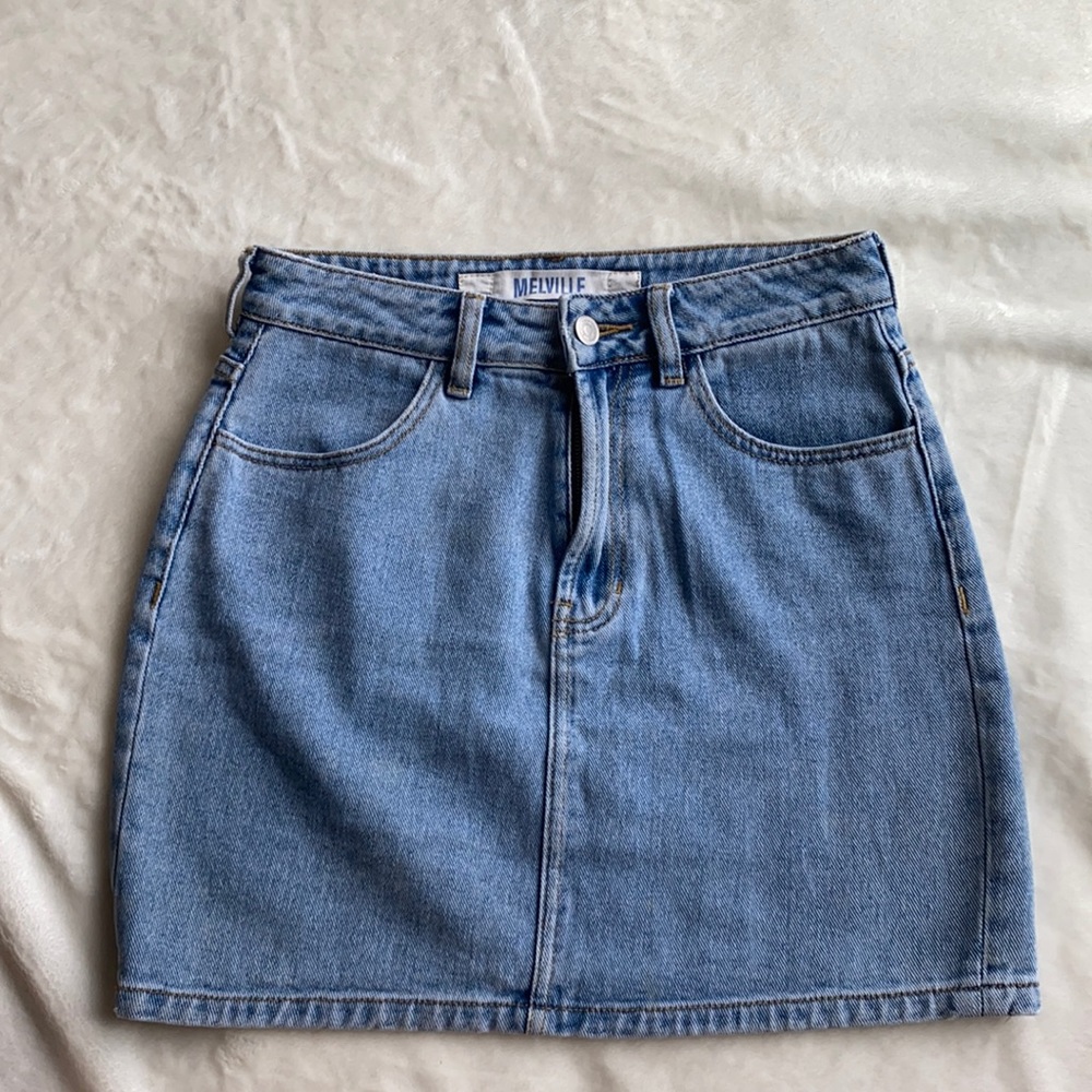 Brandy Melville Jean Skirt